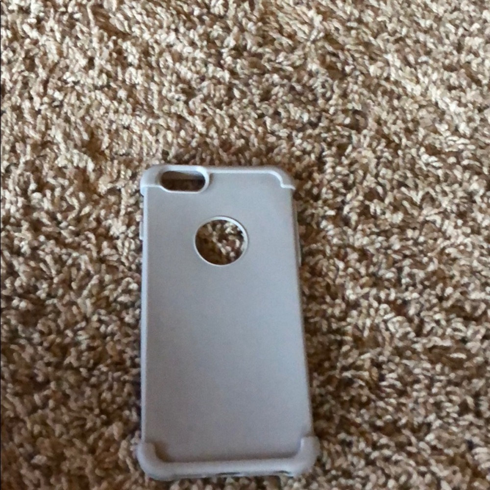 Grey silicone phone case for iPhone 6s Plus